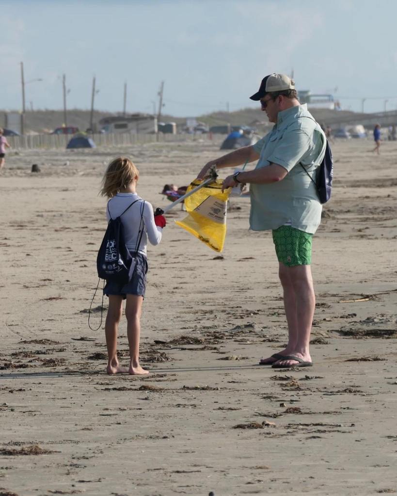 Port aransas adopt a beach clean up